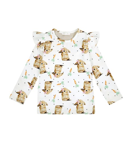 Bluzka z długim rękawem ze skrzydełkami BUNNY