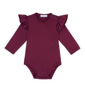 Body ze skrzydełkami bordowe