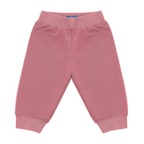 Spodnie niemowlęce dresowe, różowe 
