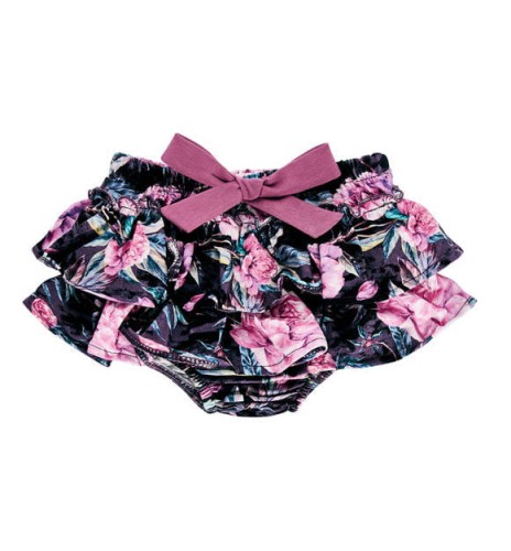 Bloomersy ze spódniczką w peonie