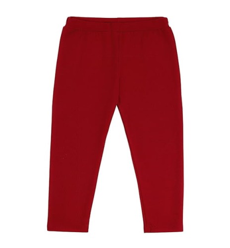 Legginsy niemowlęce czerwone