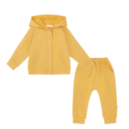 Dres niemowlęcy musztardowy