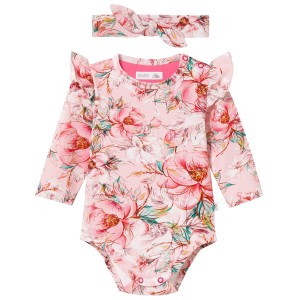 Body długi rękaw z opaską CANDY FLOWER