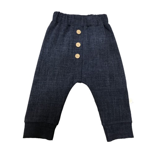 Spodnie bawełniane w kolorze jeansu