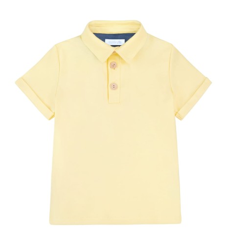 Koszulka polo z krótkim rękawem żółta